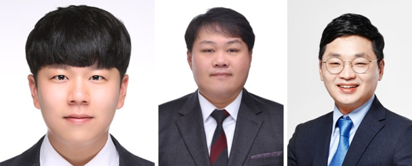 (왼쪽부터) 더불어민주당 대전시당 오원택 대학생위원장, 김성락 노동위원장, 김신웅 소상공인위원장