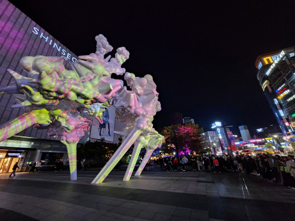 ​‘천안의 빛 in ARARIO’ 점등 모습​