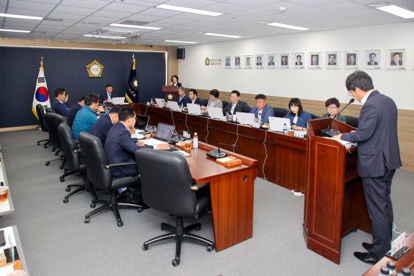 당진시의회, 10월 중 의원출무일 운영 모습