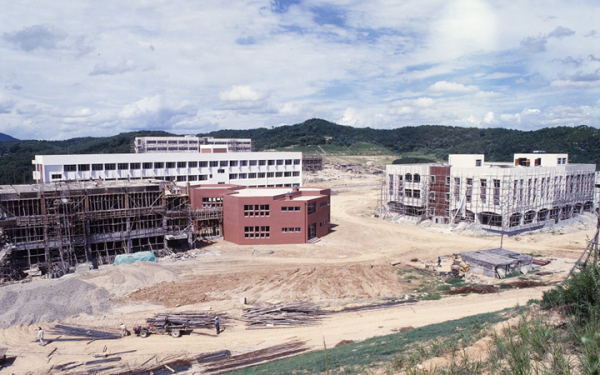 충남대학교 신축 현장