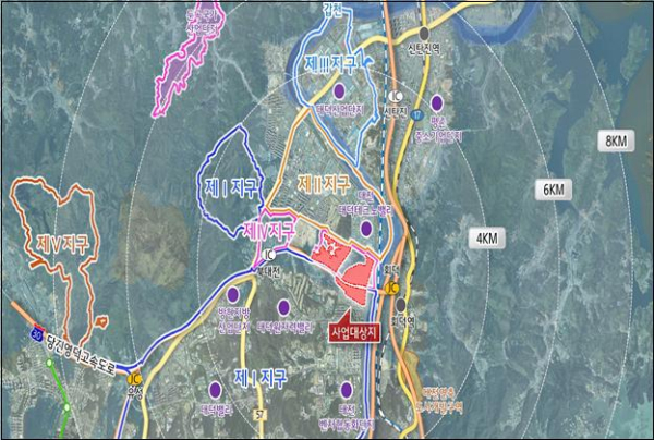 탑립･전민지구 국가산업단지 위치
