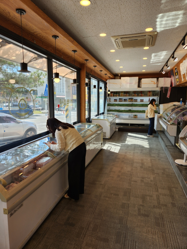 축산물판매업소 합동댠속 모습