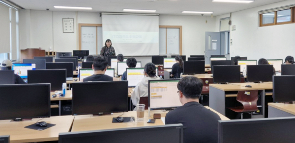 대전과기대, ITQ 자격증 취득교육 진행 모습