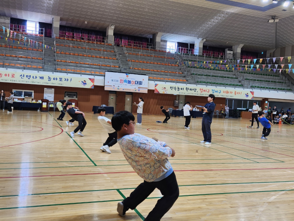 제33회 민속놀이대회 개최 모습