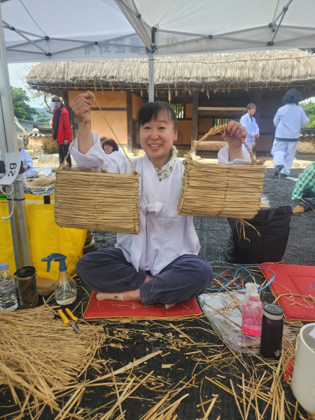 이현정 명인 씨오쟁이 작품