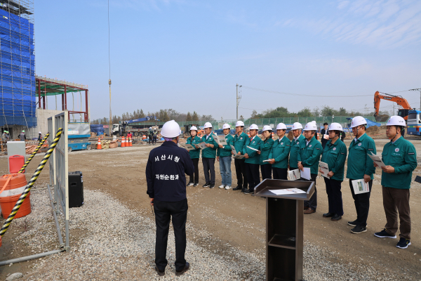 제299회 임시회 중 2일차 주요 사업 현장 방문 실시( 양대동 자원회수시설 설치사업장)