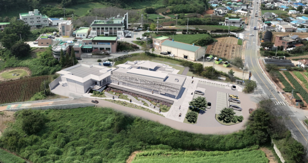 고남패총박물관 증·개축 조감도.