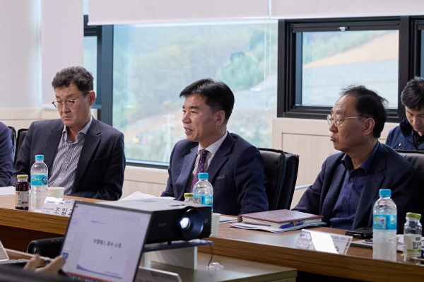 조일교 아산시장 권한대행, 지역 투자업체와 현장 소통