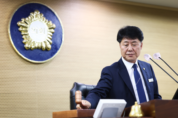 청양군의회, 제305회 임시회 개회식 모습