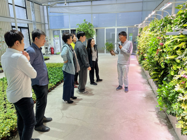 직원 역량 강화를 위한 현장 연찬 진행 모습