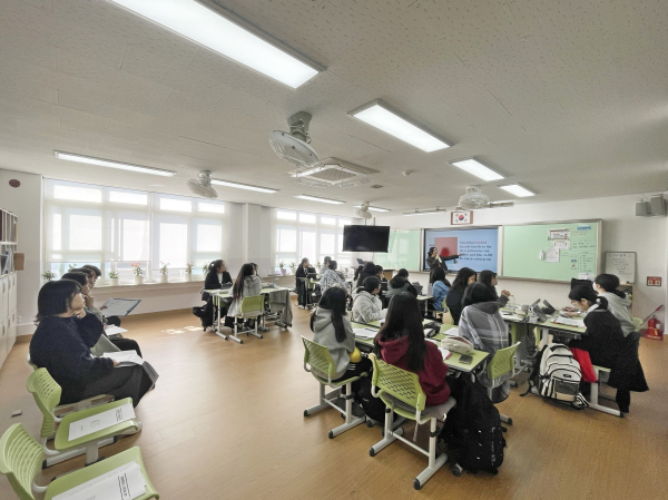 2024 학습자 주도성 강화 수업중심 지원장학 진행 모습