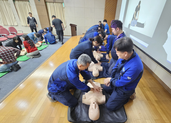 대전도시공사 응급처치･심폐소생술 인증교육 모습