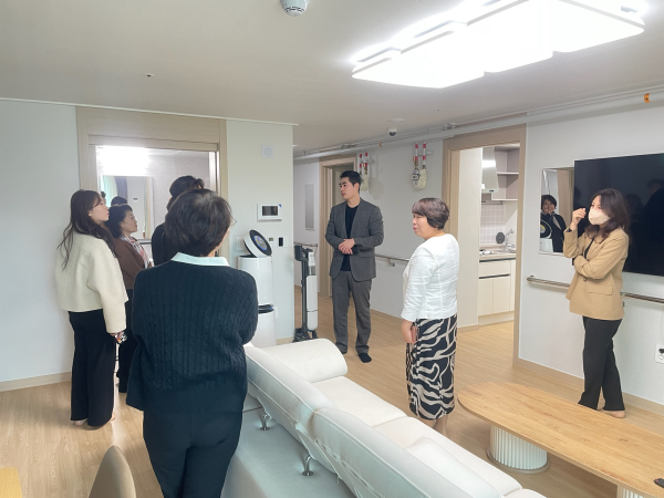 노인 의료돌봄 통합지원 시범사업 컨설팅 진행 모습