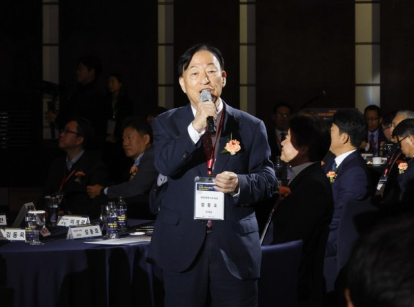 설동호 대전시교육감, 협약형 특성화고 비전 선포식 참석 모습