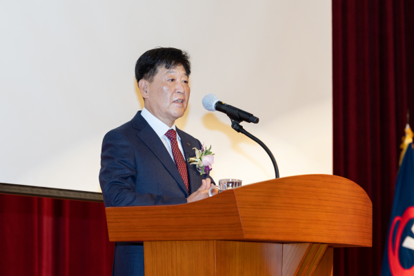 4일 충남 태안 본사에서 송재섭 상임감사위원의 취임식 진행