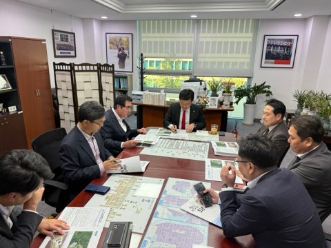 정부예산 국회심의 대응 총력전 돌입(구자근 예결위 간사와 면담)