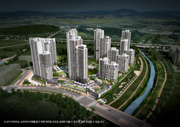 힐스테이트 도안리버파크 2차 조감도