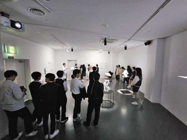 고등학교 단체관람 모습