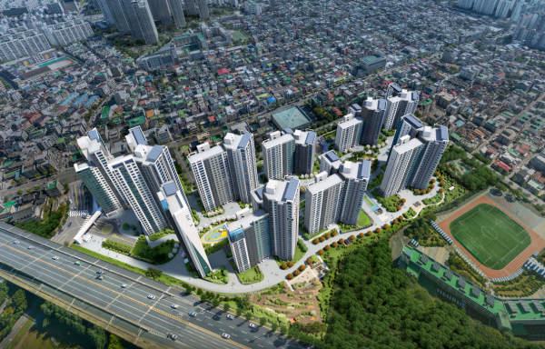 둔산 엘리프 더센트럴 조감도