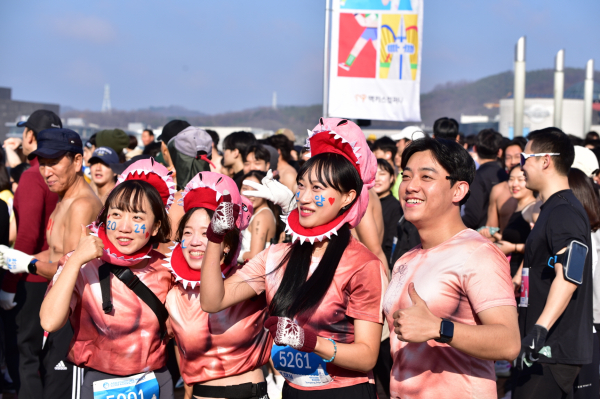 지난해 선양 맨몸마라톤 진행 모습