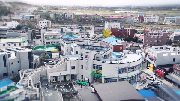 해미읍성전통시장(읍성동) 전경