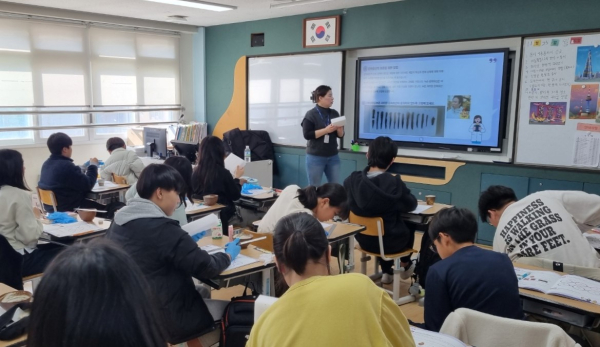 금남초등학교 세종시립민속박물관 교육프로그램 운영 모습