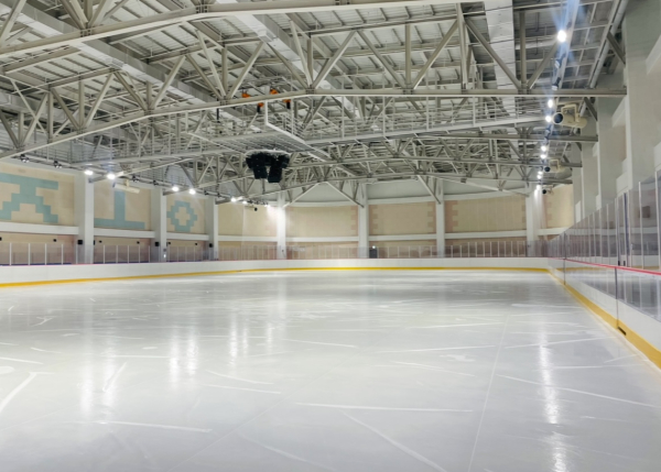 반다비 빙상장 내부 모습