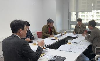 산림소득분야 대상자 및 사업비 심의 모습