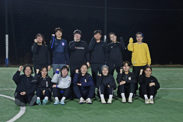 충남아산FC, 세종스포츠토토 여자 프로 축구선수 초청 ‘아울FC위민’ 훈련 진행 모습