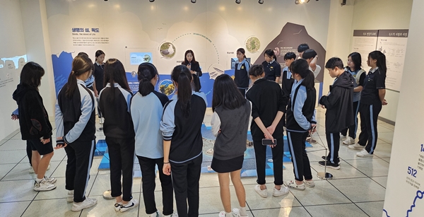 대전외삼중 독도체험관 방문모습