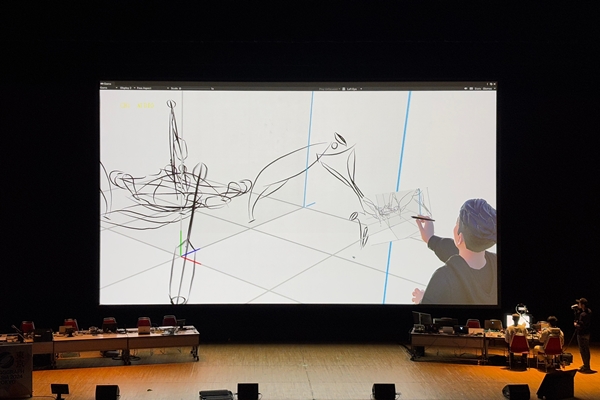 로봇 디자인 프로세스 시연 모습
