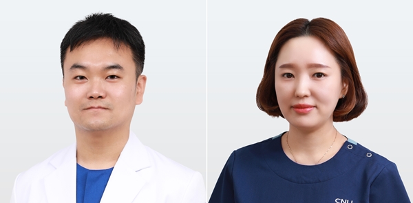 왼쪽부터 충남대병원 성형외과 권혁재 교수와 이영 간호사