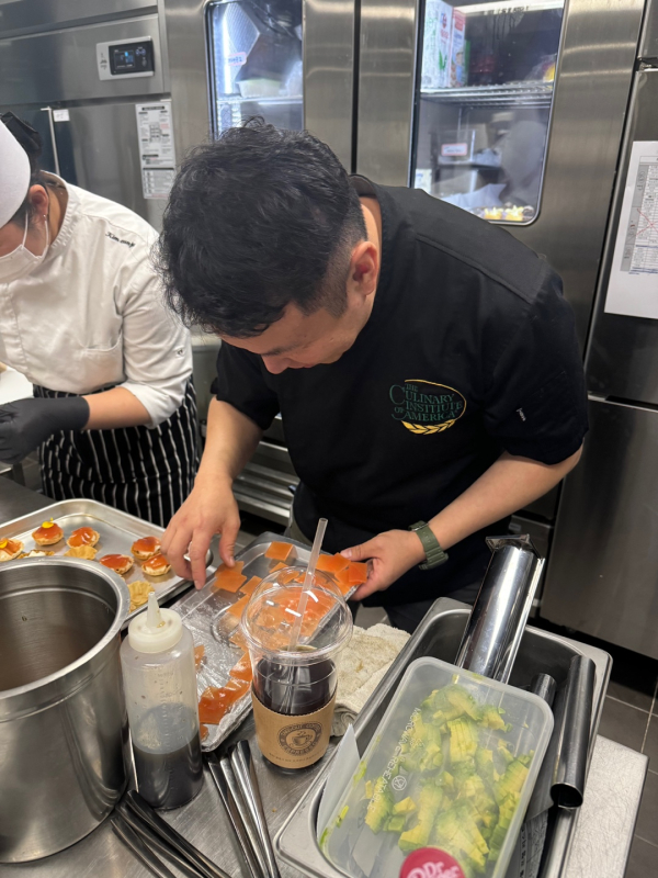 충남도립대 호텔조리제빵학과에서 실시한 '1일 레스토랑'