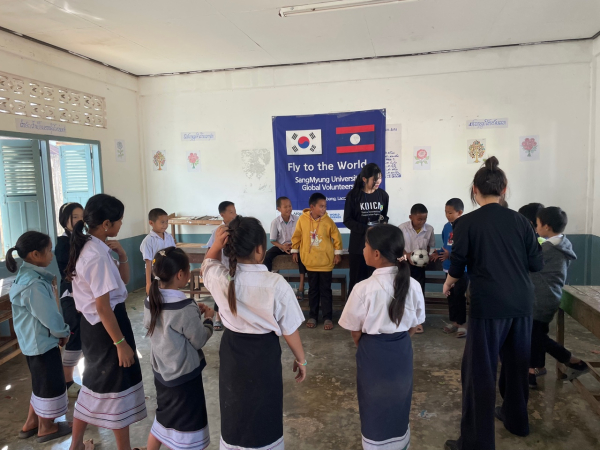 루앙프라방 반찬초 창의교육 활동 모습