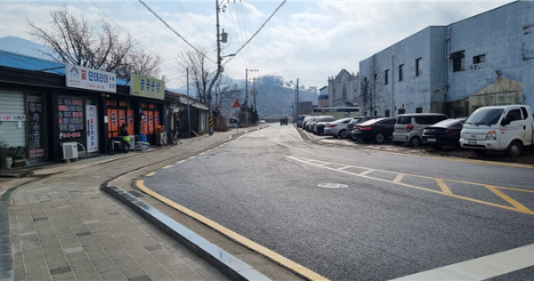 광천우체국~하상주차장 도시계획도로