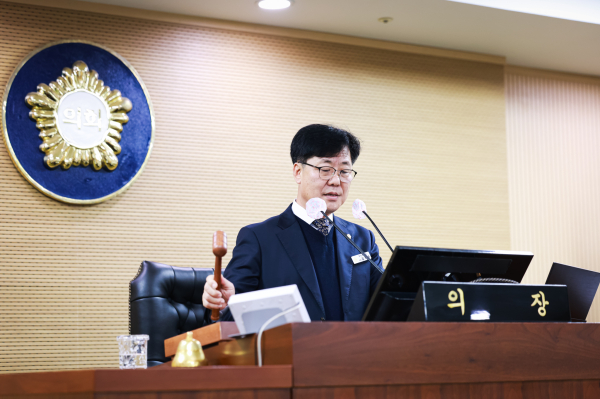 청양군의회, 제307회 임시회 폐회식 모습