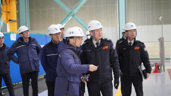 박태원 세종소방본부장, 화재 중점관리대상 현장 점검 모습