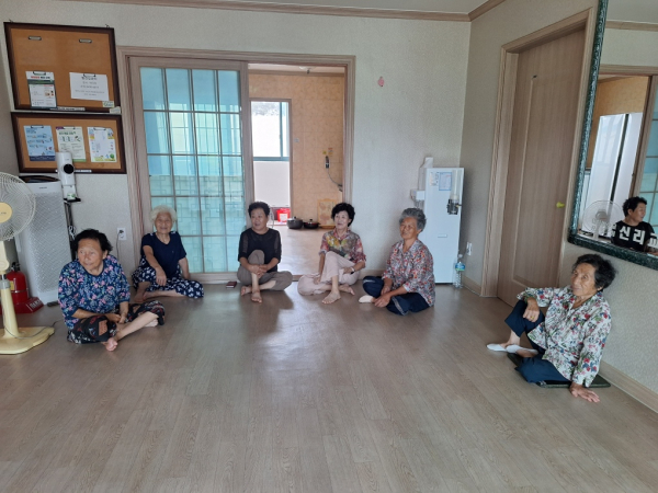 아산시 배방읍 구령1리 경로당 모습