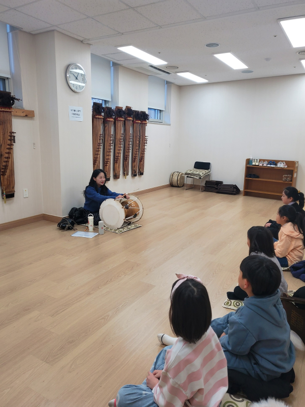 대전연정국악원 겨울방학 국악강습 모습