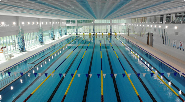 예산 1100년 기념관 수영장 전경