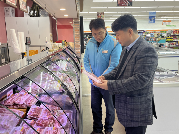 설 명절 대비 식품안전 특별점검 진행 모습