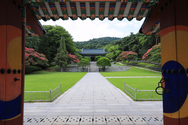 아산 현충사 전경