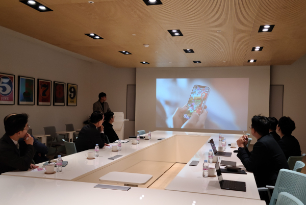 박상돈 천안시장, 구글·NHN 방문 모습