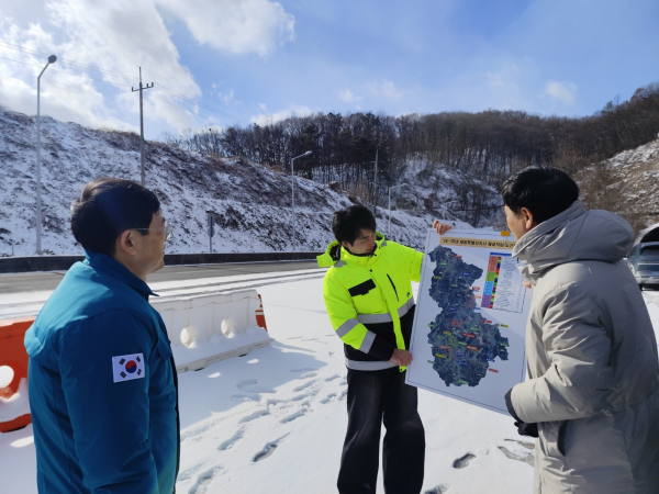 김하균 행정부시장 대곡터널 방문 모습