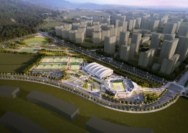 충남국제테니스장(가칭)조성사업 조감도