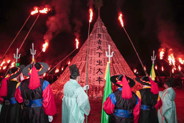 지난 11일, 2025년 정월대보름 행사 모습