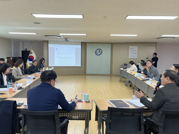 ‘2025년 1차 학교복합시설 공모사업 생각나눔자리’ 진행 모습