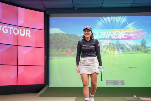 2025 롯데렌탈 롯데렌터카 WGTOUR’ 2차 대회 우승자 박단유 경기 모습.