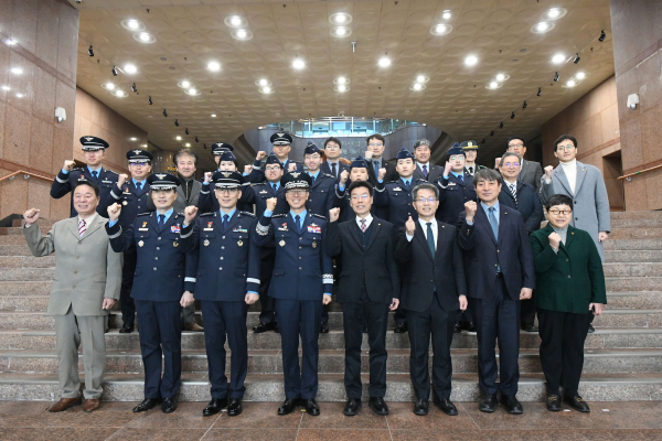 백석대 공군학생군사교육단 창설식 단체사진