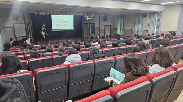 2025 아산 특수교육 운영계획 및 주요사업 계획 연수 진행 모습